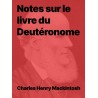 Notes sur le livre du Deutéronome de C.H. Mackintosh (pdf)