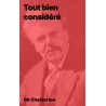 Gk Chesterton - Tout bien considéré (epub)